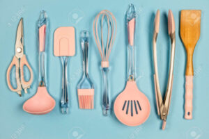 Silicone kitchen utensils