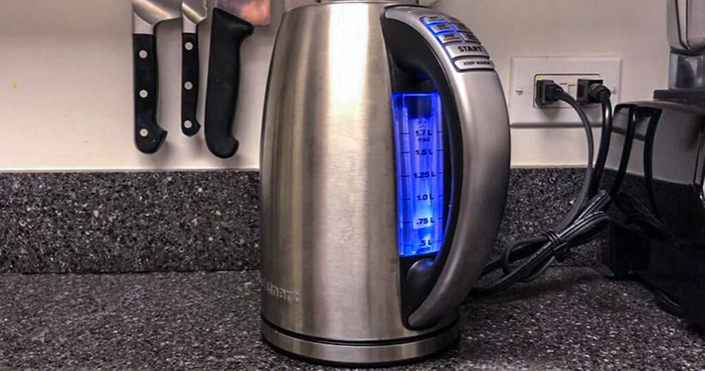 variable temperature electric hot water kettle